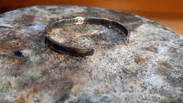 Браслет жесткий: Серебряный браслет авторский ручной работы смотреть онлайн