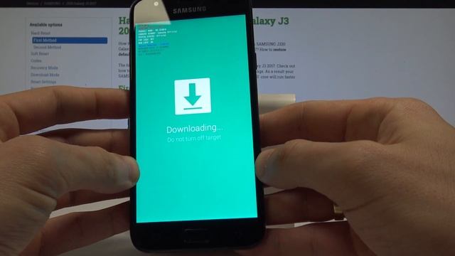 How to Boot into Download Mode in SAMSUNG Galaxy J3 2017 - Odin Mode Tutorial смотреть онлайн