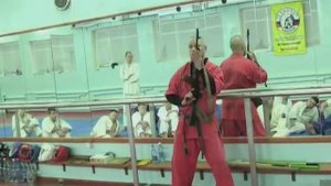 А.Кочергин, работа с автоматом калашникова