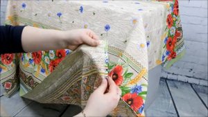 Скатерть из рогожки - обзор от Ивтекс37