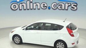 A98523TR Used 2017 Hyundai Accent SE FWD 4D Hatchback White Test Drive, Review, For Sale