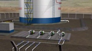 Схема КНС (Кустовая насосная станция)