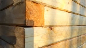 Нанесение средства Пирилакс Люкс (Pirilax Lux) на деревянный сруб