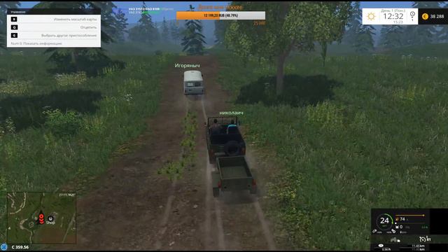 Farming Simulator 15.Тест-обзор карты"Простоквашино".Стрим-кооп. смотреть онлайн