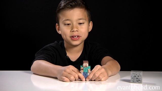 MINECRAFT FIGURE Review - Creeper, Enderman, Steve & Zombie!!! смотреть онлайн