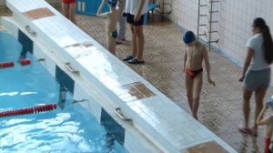 Лаптев Александр 1 место вольный стиль 50 м. 26.04.2014 г.