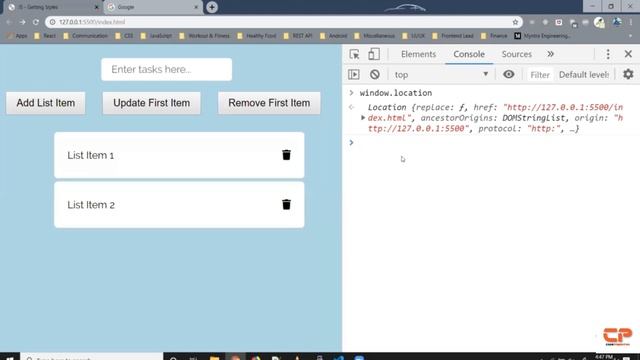 #44 History and Location Object | JavaScript Location Object Tutorial