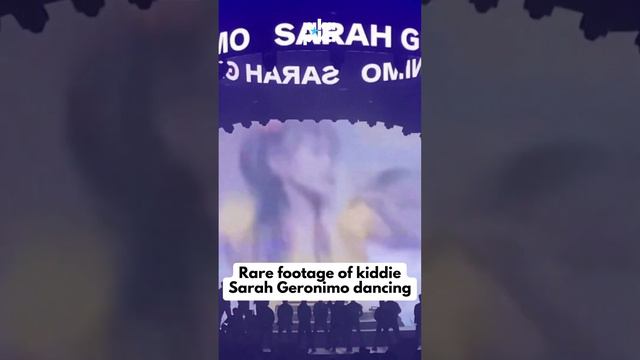 Rare footage of kiddie Sarah Geronimo dancing