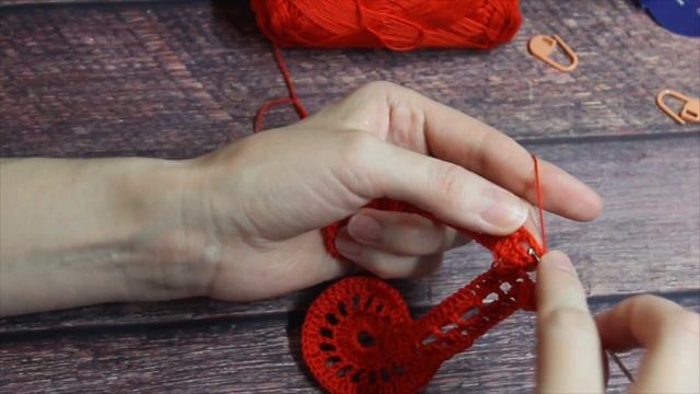 Ажурное сердце крючком. Мастер-класс. смотреть онлайн