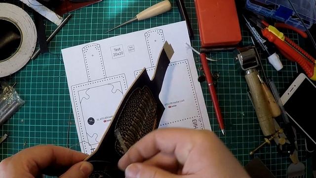 SNAKE SKIN WALLET / Кошелек ЗМЕЯ + ВЫКРОЙКА PDF