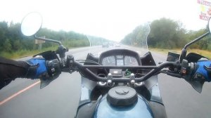 Honda transalp xl400v на трассе