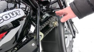 Мотоцикл Скаут-5, полный привод. Обзор конструкции.