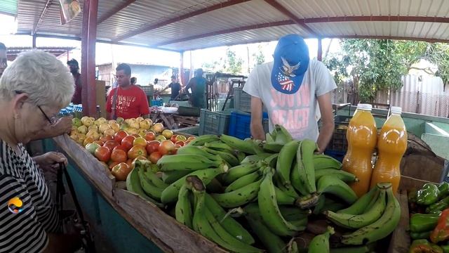 Продуктовый рынок в Варадеро (работает только по субботам). Varadero Street Market, Cuba 2018 смотреть онлайн