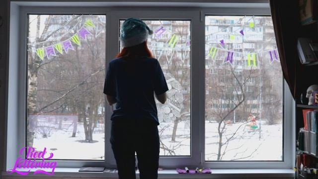 Рисунок на окне. Меловые маркеры UNI Chalk смотреть онлайн