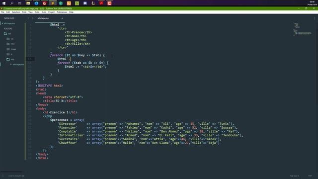 Programmation Web 2 - Manipulation des tableaux associatifs смотреть онлайн