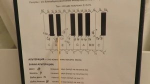 Kурс 1. Урок 9. Тон. Полутон. Знаки альтерации.