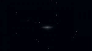 Observing Sombrero Galaxy( M104, NGC 4594)/ Skywatcher Skyliner 300P Flextube Dobsonian Telescope