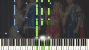 ABBA - Dancing Queen | Piano Tutorial (Synthesia)