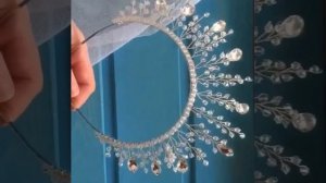 Корона своими руками из проволоки и страз на свадьбу или Новый год