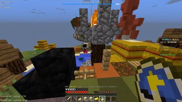 Затащили с HyperOj под зелье силы!!! (minecraft QBW) смотреть онлайн