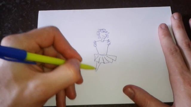 Как поэтапно нарисовать БАЛЕРИНУ для начинающих и детей? How to DRAW a ballerina смотреть онлайн