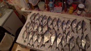 Вяление рыбы.