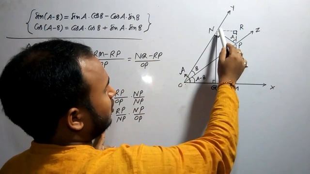 Sin(A-B)=sinAcosB-cosAsinB तथा Cos(A-B)=cosAcosB+sinAsinB कैसे सिद्ध करें ? Rp sir смотреть онлайн
