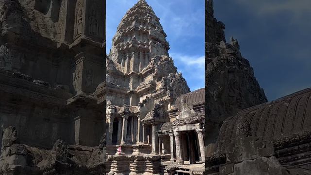 Огромный храмовый комплекс Ангкор-Ват #ангкор #камбоджа #angkor #cambodia #siemreap #angkorwat