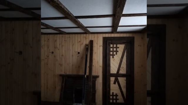 Как я баню строил. Отделка бани и парилки деревом. Красиво и недорого. смотреть онлайн