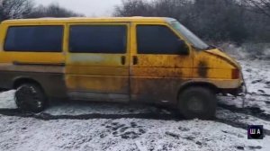 Volkswagen Transporter T4 против НИВЫ 4 x 4 OFF-ROAD
