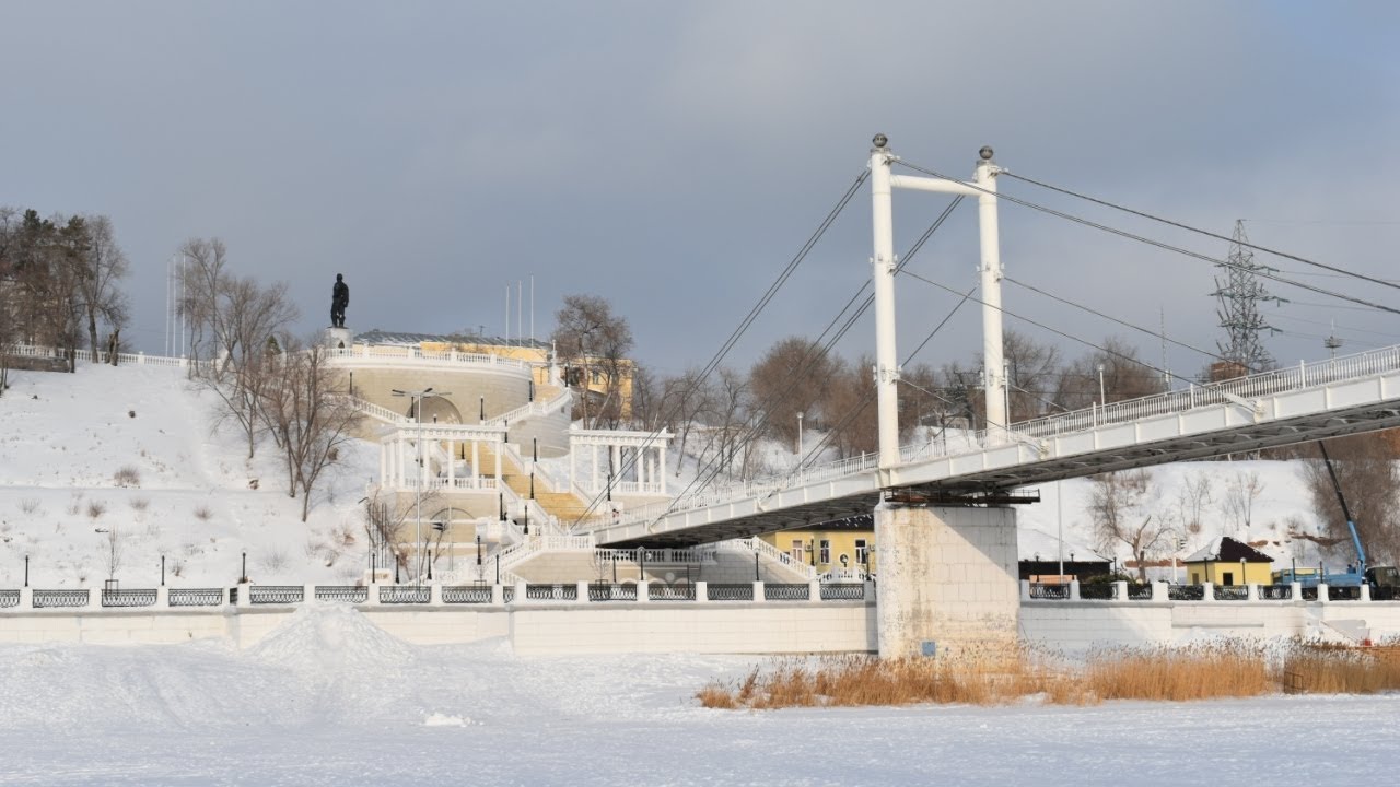 Набережная Оренбурга – мост «Европа-Азия» / Orenburg Embankment - Europe-Asia Bridge