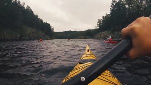 КАРЕЛИЯ. На каяках по Ладожскому озеру.