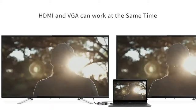 USB C Hub to HDMI DisplayPort DVI VGA丨CableCreation All-in-one Video Hub