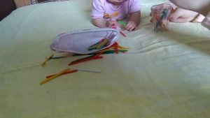 Занятие с ребенком 6 месяцев от Валентины Поевской.