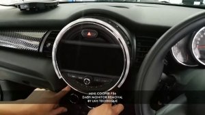MINI COOPER F56 DASH MONITOR REMOVAL