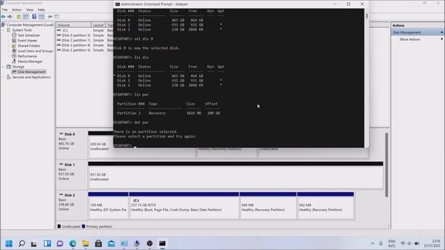 How to delete a protected Recovery Partition, System Partition or EFI System Partition in Windows 1 смотреть онлайн