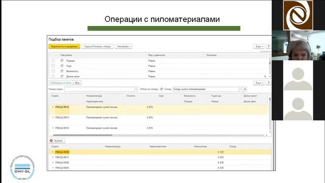 Система для управления лесопильным производством