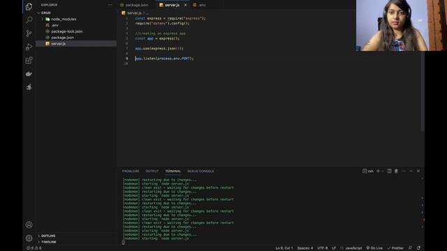 CRUD operations on MongoDb (creating nodejs server) -Part 2 смотреть онлайн
