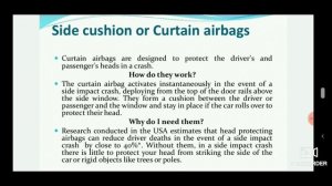 Airbags in Cars | Working Process | Types | Knee Airbags | PPT | ENGINEERING STUDY MATERIALS