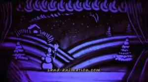 Рисование песком на световом столе