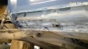 Hyundai Getz Купе 1.1, Хендай Гетц. Замена порогов. Финальные штрихи.