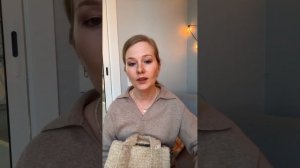 Стильная сумка из букле и мои впечатления от вязания буклированной пряжей.