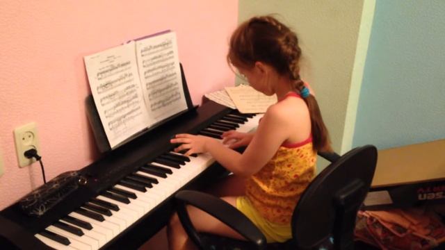 Sister Танец Эльфов Григ (фортепиано подготовительный класс) смотреть онлайн