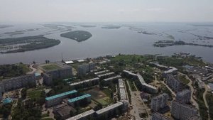 Amursk city 2021. Drone footage. Mavic mini 4km