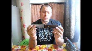 Самодельный нож"Закат" из мех.пилы.