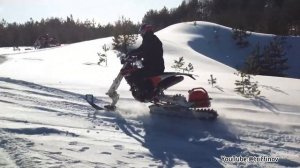 Snowbike Ad Boivin Explorer KTM 690 SMC R / ENDURO R Сноубайк на базе КТМ 690