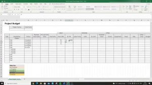 How To Create A Project Budget In Excel