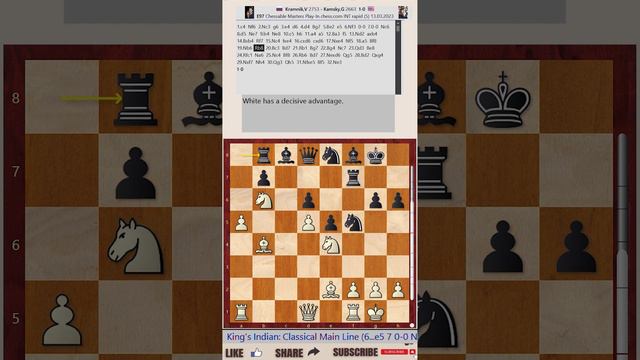 Chessable Masters Play-In - Round 5 || Vladimir Kramnik vs Gata Kamsky - March 13, 2023