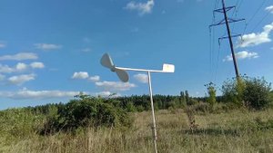 Флюгер с винтом