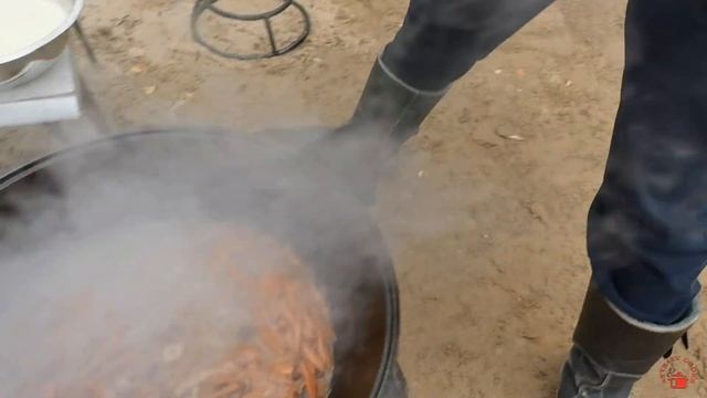 НАСТОЯЩИЙ УЗБЕКСКИЙ ПЛОВ в казане на костре ( говядина )